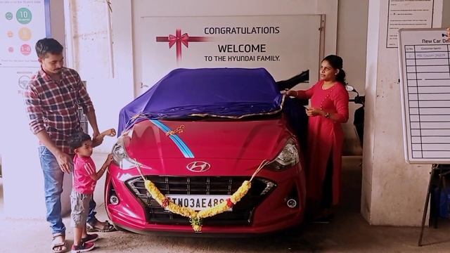 Taking Delivery of Hyundai Grand i10 nios fiery red Dual Tone|New Member in our Home|Mommy's magic смотреть онлайн