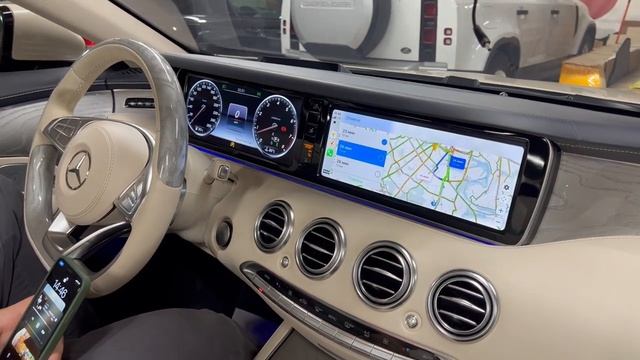 Apple Carplay для S-Class W222, S-coupe W217 смотреть онлайн