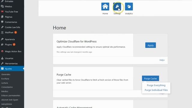 Instalación del plugin CloudFlare CDN en WordPress смотреть онлайн