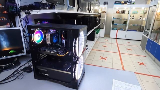 Сборка 1486 _28850руб_ AMD Ryzen5 1400 / 8Gb / ssd120 / GTX 1060 / 650W / Formula v-line 7612 RGB смотреть онлайн