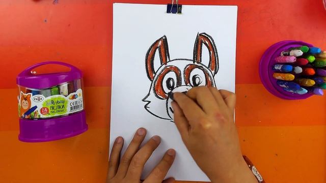 Как нарисовать ЩЕНКА овчарки поэтапно для детей смотреть онлайн