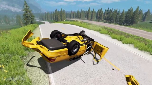 High Speed Car Jumps #14 | BeamNG Drive | CrashJunkies смотреть онлайн