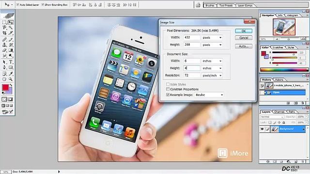 How to resize image using photoshop CS смотреть онлайн