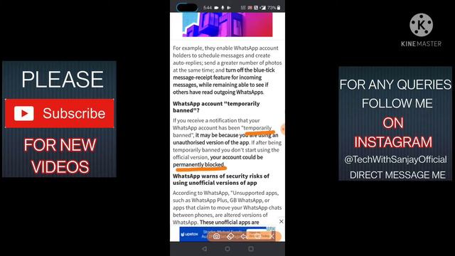 Whatsapp Account Ban Warn To Whatsapp GB And Whatsapp Plus Users For Permanently Ban Whatsapp Accou смотреть онлайн