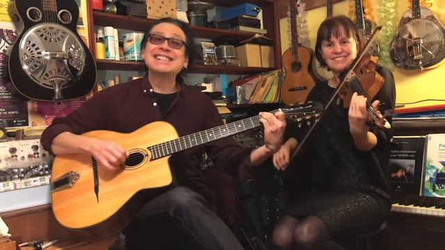 Get musical with us - romantic Jazz violin with JC and Kath смотреть онлайн
