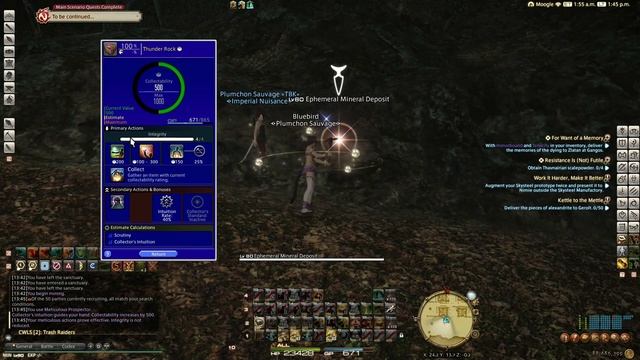 FFXIV: GUÍA Ephemeral Node, COLLECTABLES y Aetherial Reduction смотреть онлайн