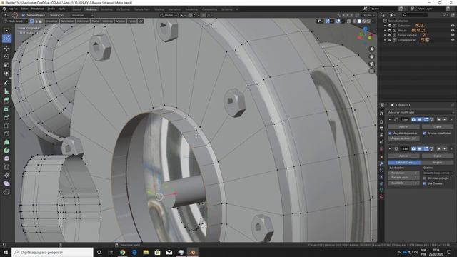 Blender 2.81 | Modeling | Engine | New Turbo Compressor | смотреть онлайн