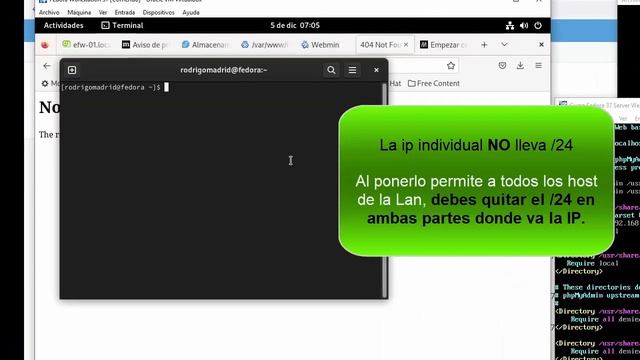 Instalar phpMyAdmin en Fedora Server 37 conectado a la DMZ del Endian смотреть онлайн