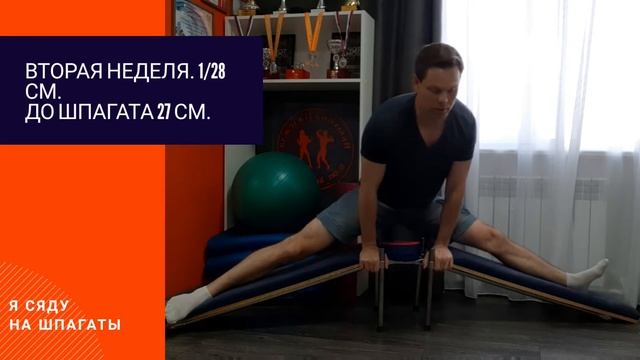 ШПАГАТЫ. 2-я НЕДЕЛЯ. Осталось 27 см смотреть онлайн