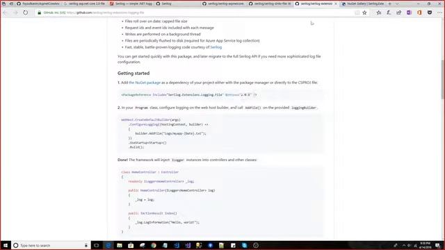 (Bangla) ASP.NET Core and React B1 : C 2.2 integrate serilog смотреть онлайн