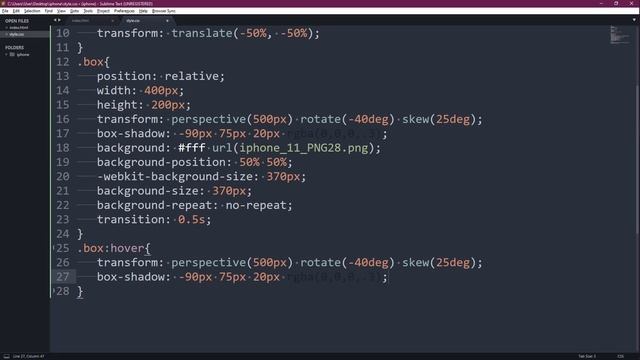 IPHONE BOX используя HTML & CSS смотреть онлайн