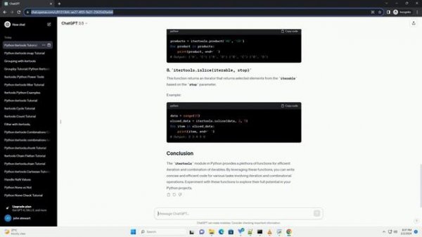 python itertools import