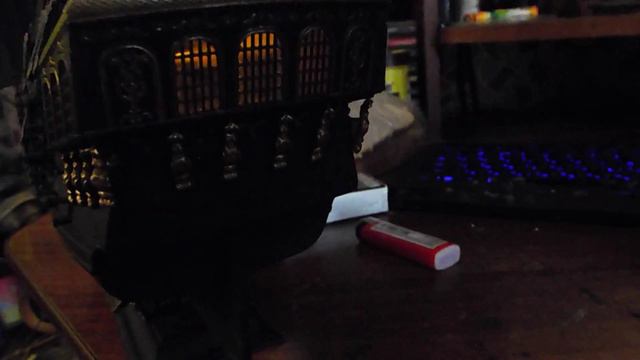 Вот последний штрих в моей модели "Чёрная Жемчужина"))) смотреть онлайн