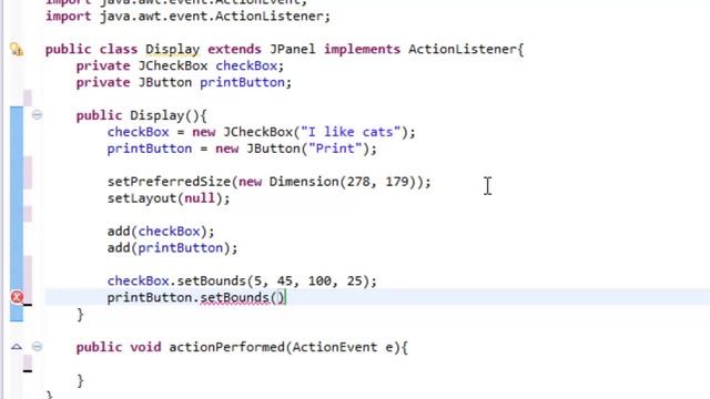 Beginner Java - JCheckBox - Lesson 31 смотреть онлайн