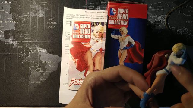 Фигурка Power Girl от издательства Eaglemoss смотреть онлайн