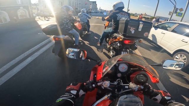 Поездка Волжск - Нижний новгород - Волжск VTR1000f смотреть онлайн