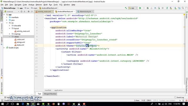 Material Design - 01- Theme and Color смотреть онлайн
