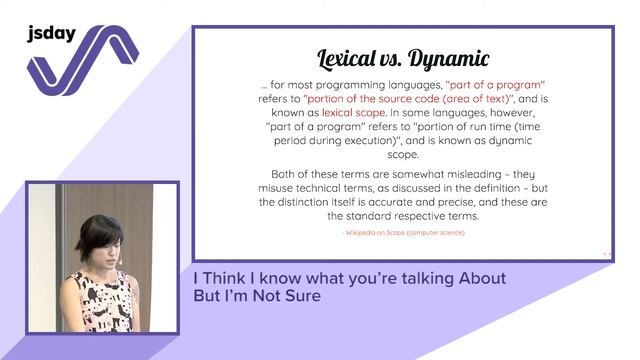 Jennifer Wong - I Think I Know What You’re Talking About But I’m Not Sure - jsday 2017 смотреть онлайн