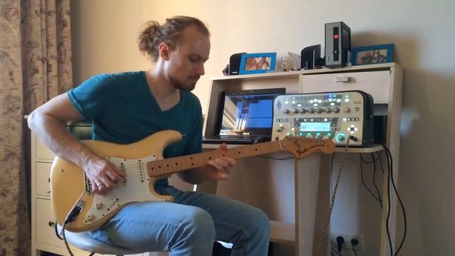 Ed Sharonov jamming on II V I harmony in D minor. Fender Stratocaster/Gibson Les Paul/Kemper смотреть онлайн