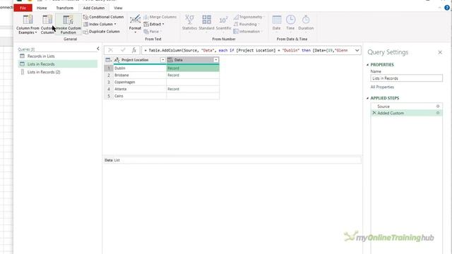 Easily Extract Data from Power Query Lists and Records смотреть онлайн