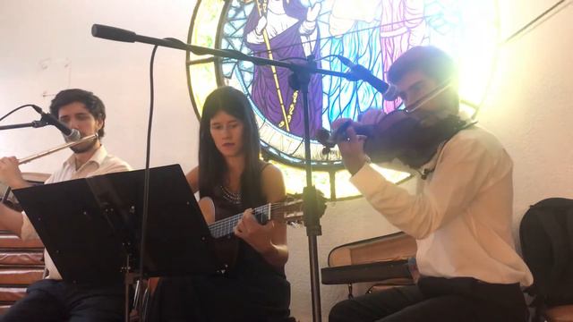 OBOE DE GABRIEL (Flauta, guitarra y violín) ML CASAMIENTOS Mercedes Lynch música para casamientos смотреть онлайн