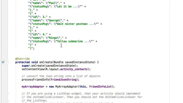 W5 2 Exercise Handling JSON in Android смотреть онлайн