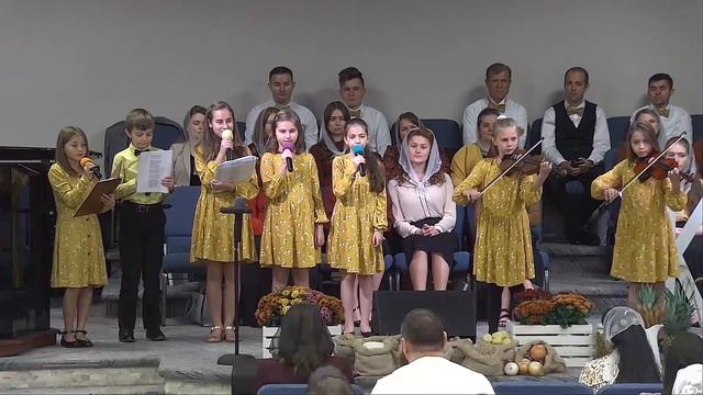 Праздник Жатвы 2021 - участие детей - скрипка смотреть онлайн
