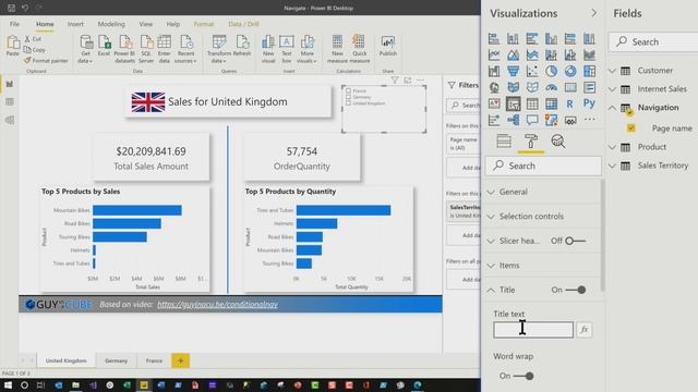 Conditional Navigation is an INSANE AMAZING way to change pages in Power BI Desktop смотреть онлайн