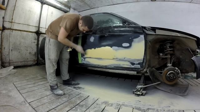 Шпаклевка в моменте! Подготовка, грунтовка. Лада Priora. смотреть онлайн