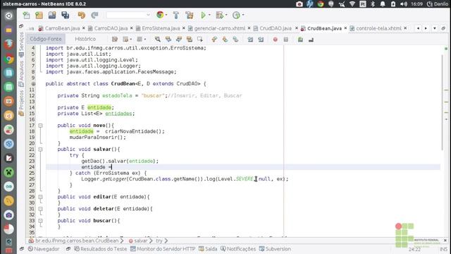Programação Web com JSF - Aula 8 - Implementando CRUD смотреть онлайн