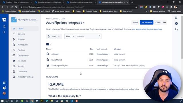 AZURE DEVOPS #24 - AZURE PIPELINES COM O BITBUCKET смотреть онлайн