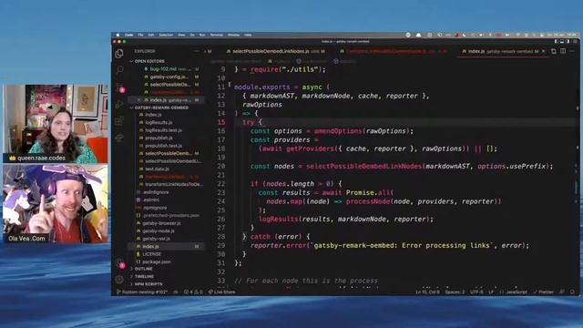 ? ?☠️ Gatsby Plugin (gatsby-remark-oembed) bug session · #GatsbyJS Deep Dive смотреть онлайн