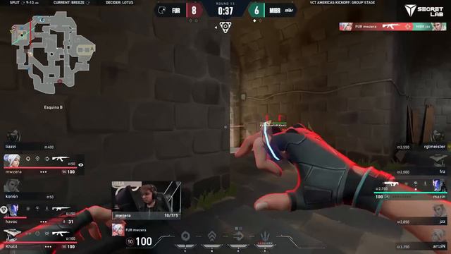 MIBR x FURIA (Mapa 2: Breeze) | VCT Americas Kickoff смотреть онлайн