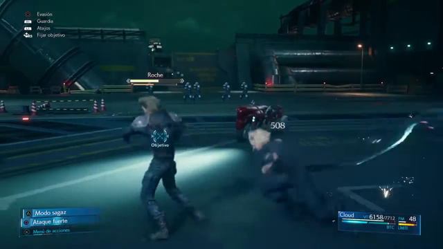 (FFVIIR) Roche Duel Boss Fight - HARD DIFFICULTY - Final Fantasy VII Remake смотреть онлайн