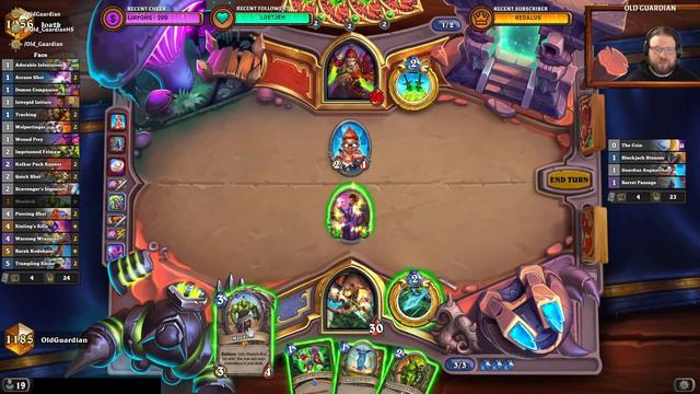 Face Hunter deck guide and gameplay (Hearthstone Forged in the Barrens) смотреть онлайн