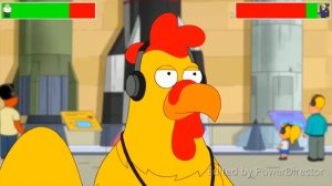 Peter Griffin vs. Donald Trump with healthbars (Edited By @KobeW2001 )