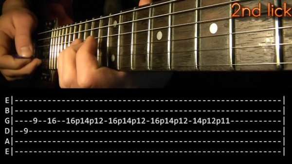 ...And Justice For All Guitar Solo Lesson - Metallica (with tabs)