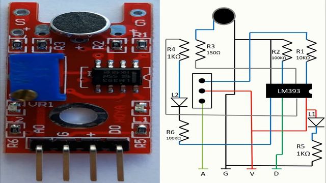 KY-038 Sound Detection Microphone Module смотреть онлайн