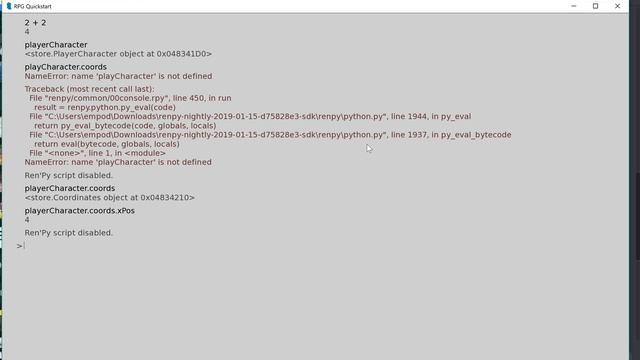 RenPy Tutorial: The Console + Sneak Peek смотреть онлайн