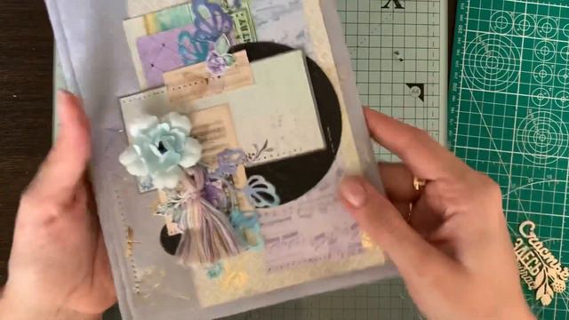 Создаём обложку / скрапбукинг / мастер-класс / scrapbooking / tutorial / Album cover смотреть онлайн