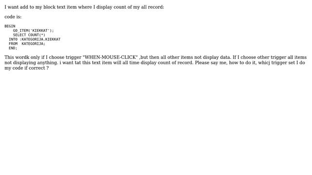 Oracle form builder trigger (2 Solutions!!) смотреть онлайн