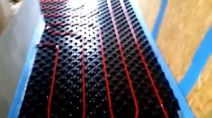 Водяной теплый пол в СИП доме