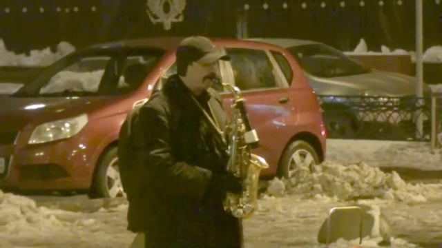 Зимний вечер у метро "Орехово" Маленькая зарисовка. смотреть онлайн
