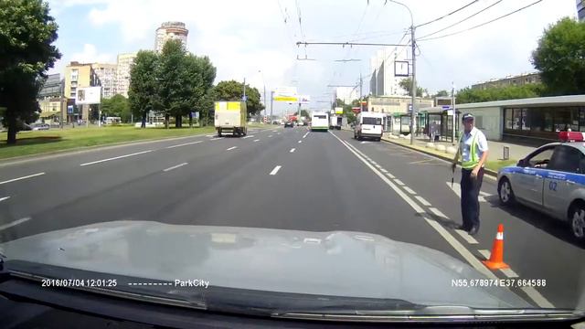 Не пропустил пешехода по мнению ИДПС. смотреть онлайн