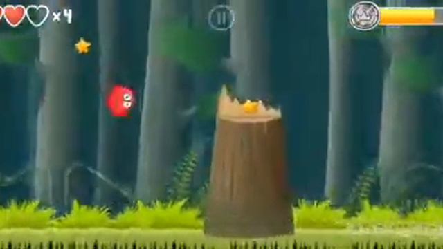3)Даже лес стал, КВАДРАТНЫМ! 2 глава уже в игре!Прохождение игры Красный шар 4 на русском смотреть онлайн