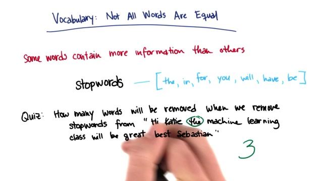 Stopwords Quiz Solution - Intro to Machine Learning смотреть онлайн
