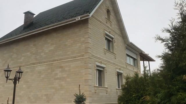 Монтаж дагестанского камня на утеплитель. смотреть онлайн