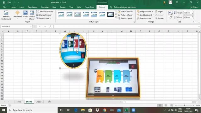 Ms-Excel insert tab, pivot table, picture, shapes, smart art complete tutorial смотреть онлайн