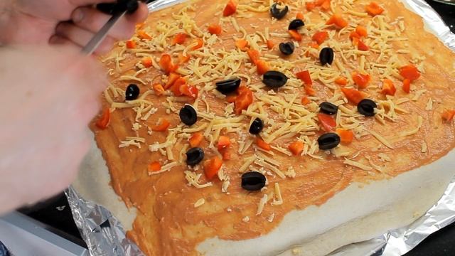 ПИЦЦА ИЗ ТОГО ЧТО БЫЛО В ХОЛОДИЛЬНИКЕ