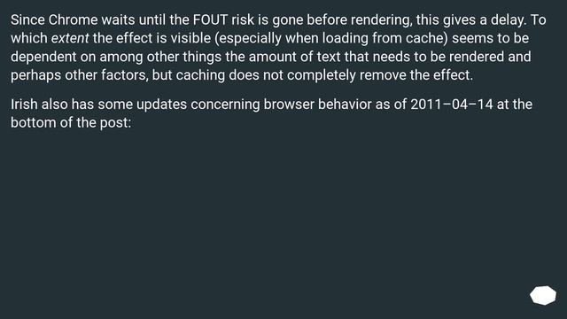 Why don't websites immediately display their text these days? смотреть онлайн